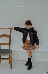 ［momo ann］Leather Jacket