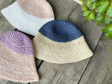 ［OREN］Tow tone paper bucket hat