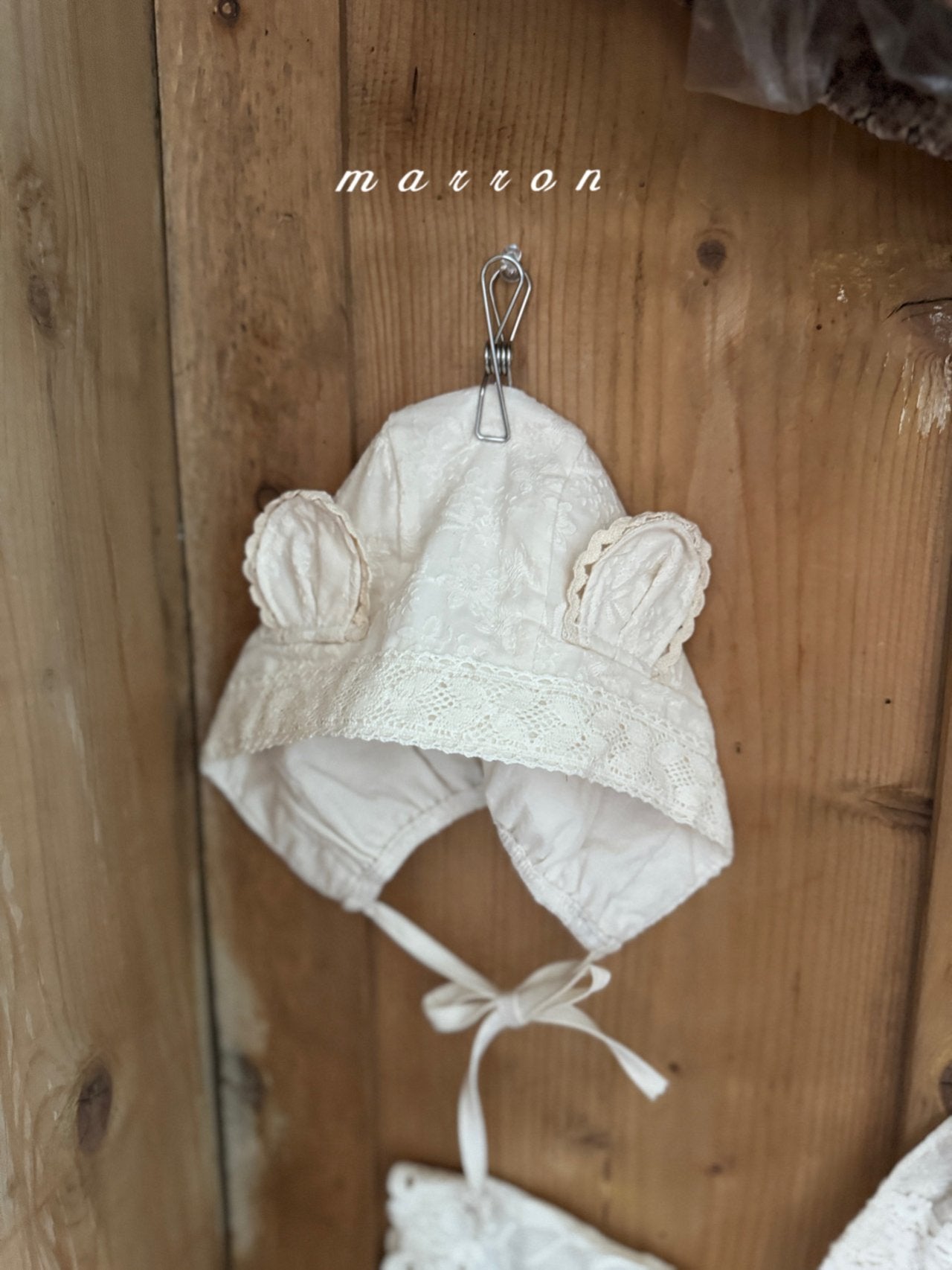 ［marron］Bear bonnet