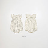 ［bebenine］Ruffle flower ribbon suit
