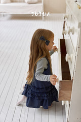 ［jujua］Check frill one-piece