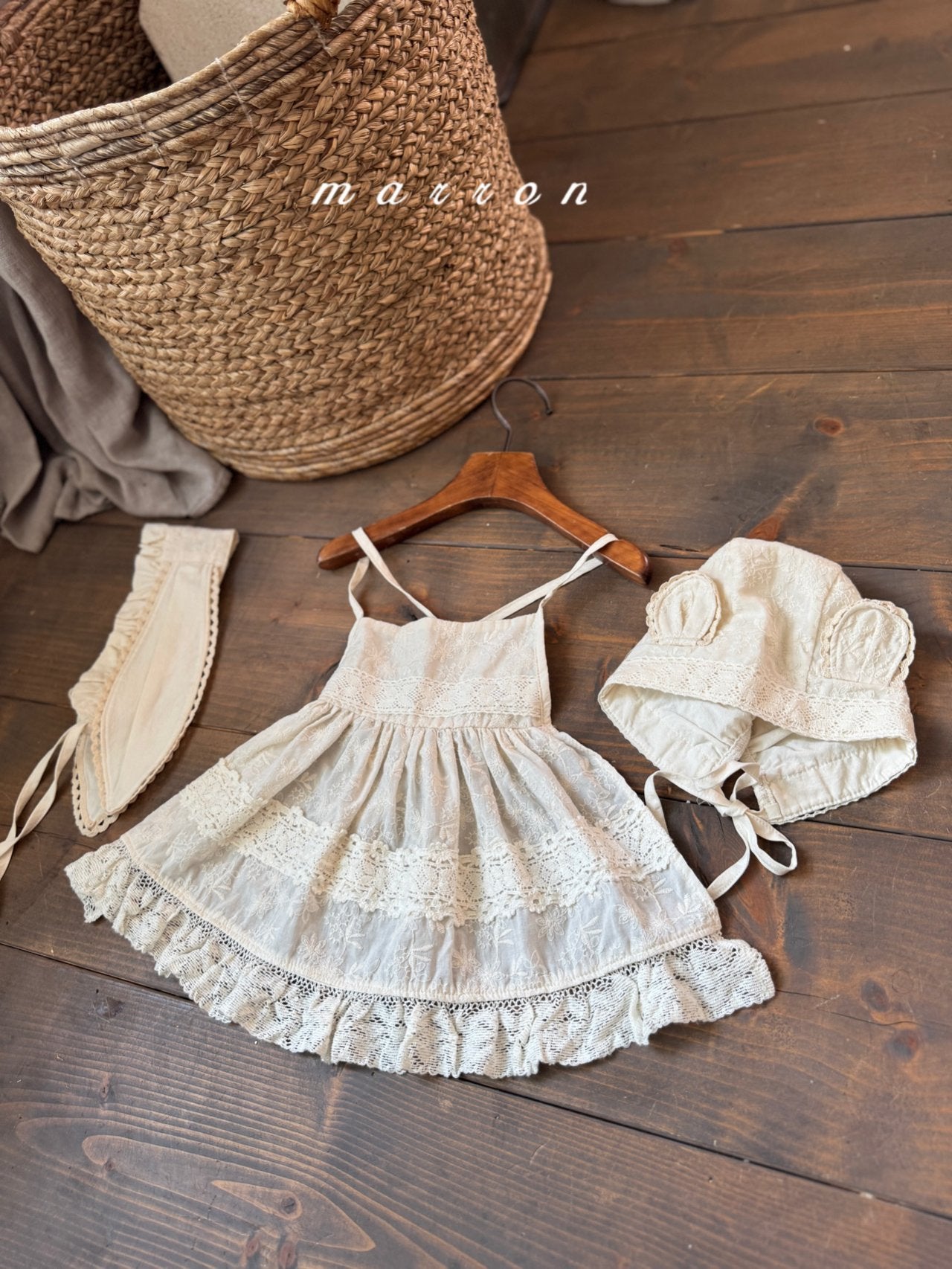 ［marron］Bear bonnet