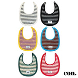 ［con］Stripe bib