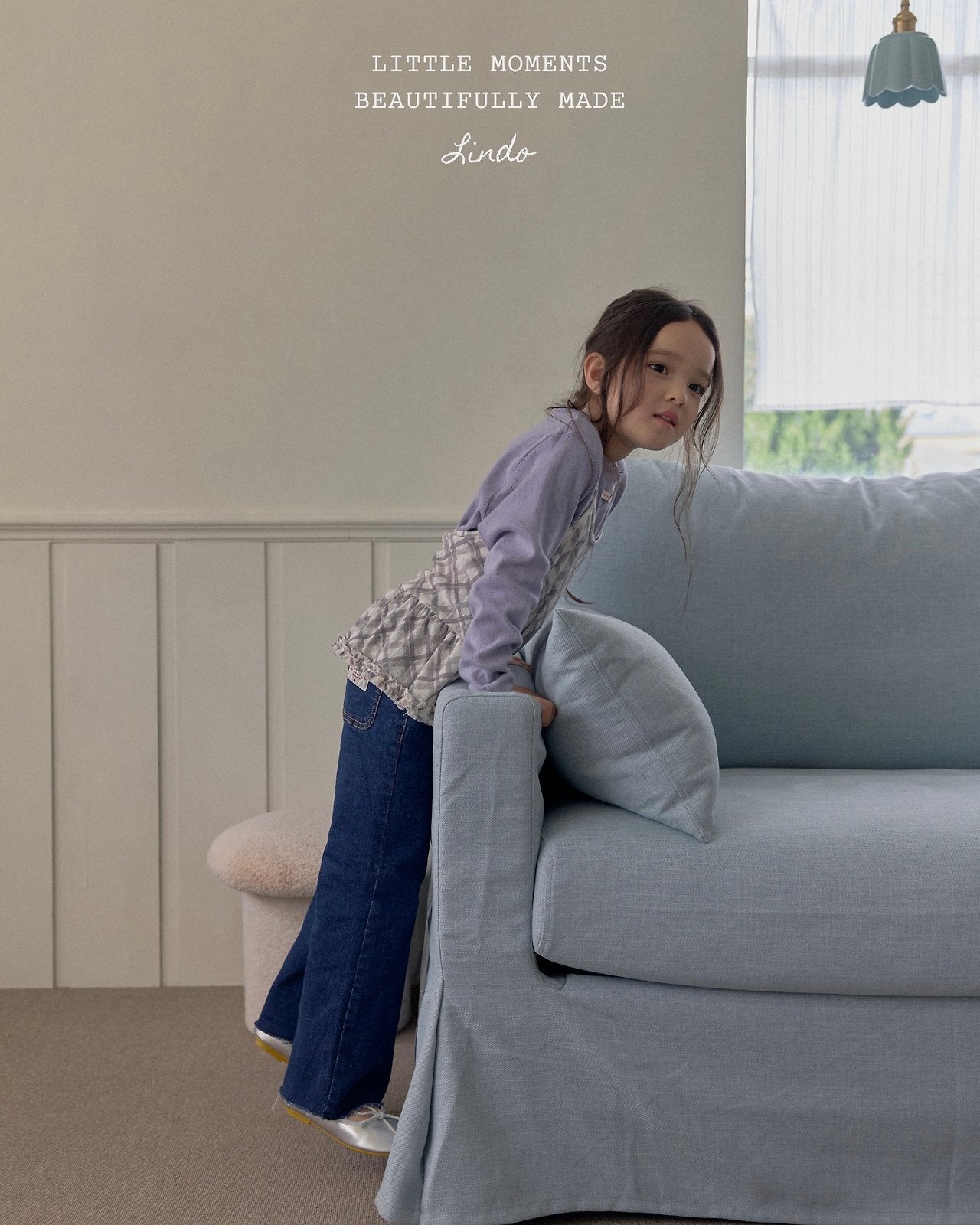［LINDO］Flare denim pants