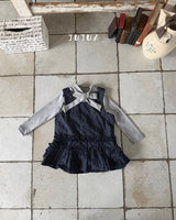 ［jujua］Check frill one-piece