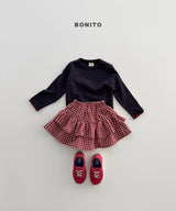 ［Bonito］Eyelet flower tee