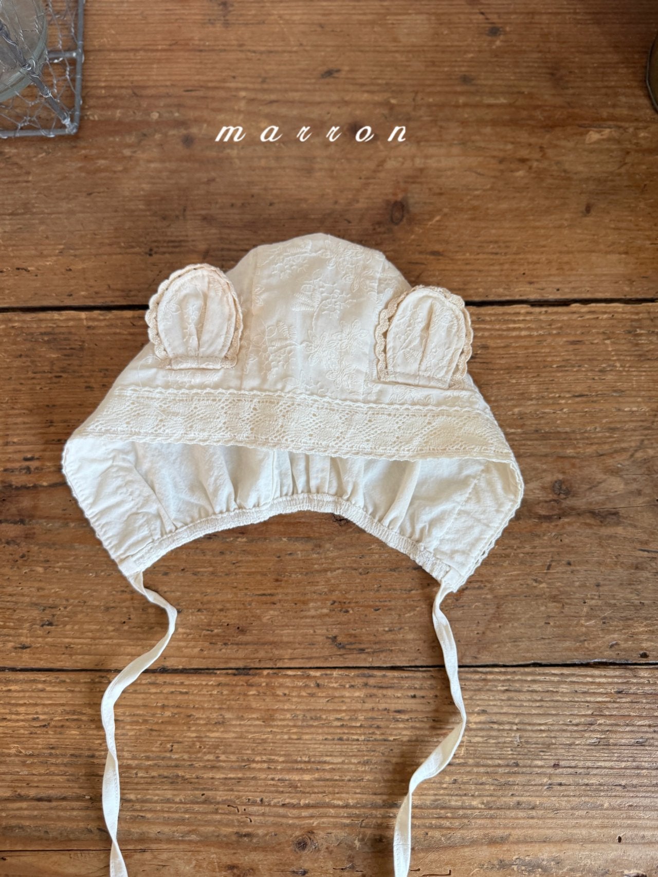 ［marron］Bear bonnet