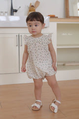 ［bebenine］Ruffle flower ribbon suit