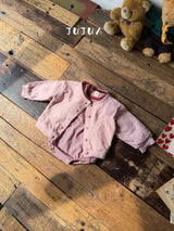 ［jujua］Momo stripe rompers