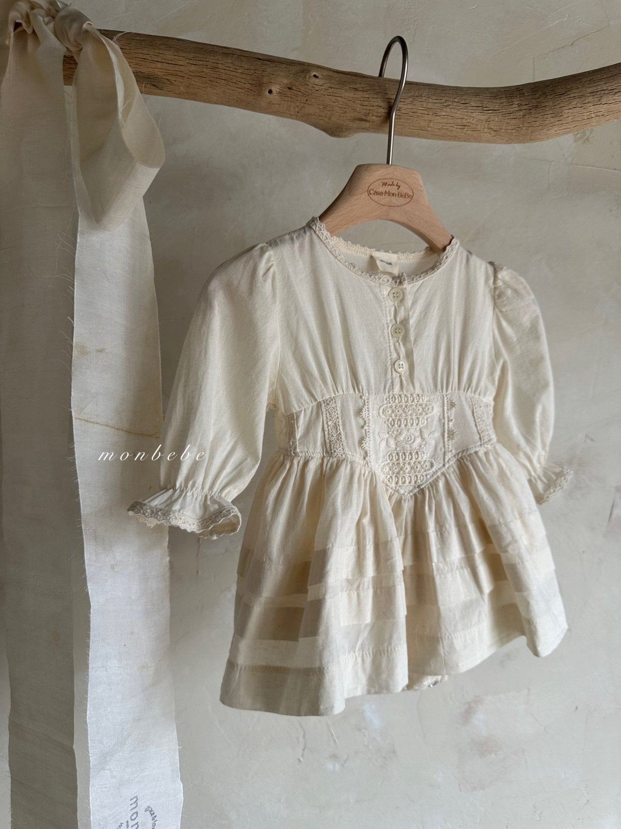 ［monbebe］Miel lace rompers
