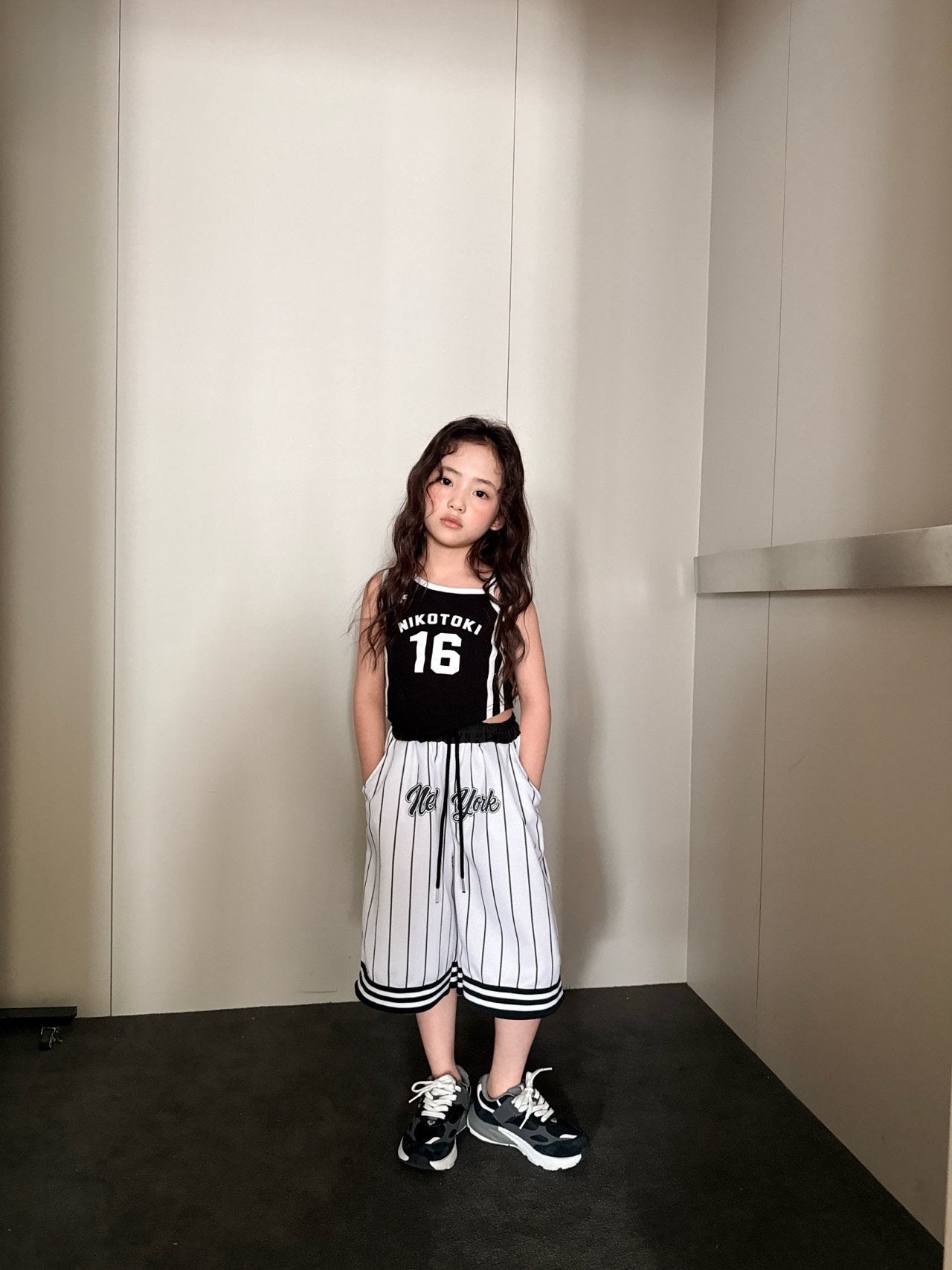 ［comma］Mesh bamuda pants