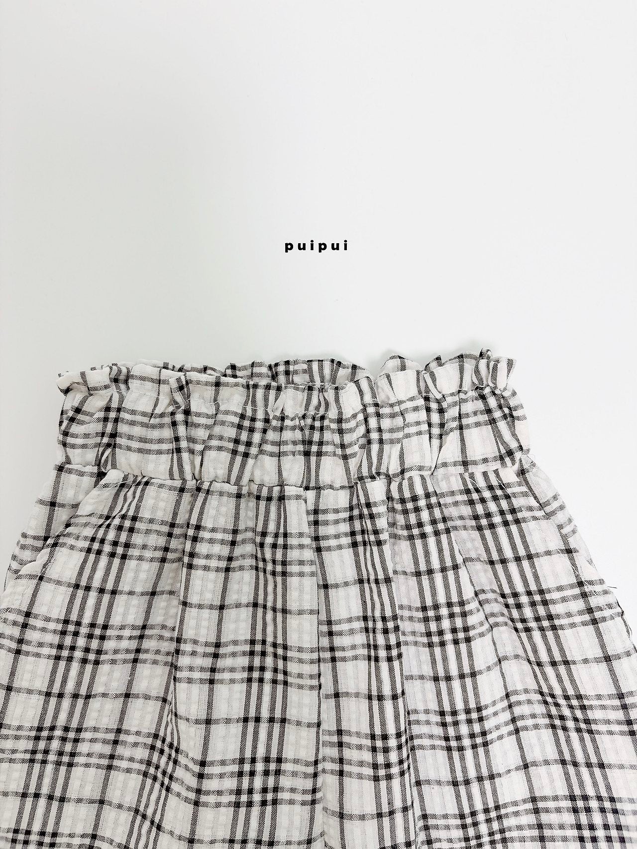［puipui］Brody check pants