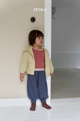 ［jujua］Waffle hood jacket