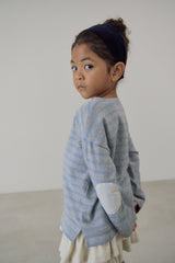 [soye] Paul stripe patch tee