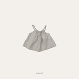 ［melmel］Cozy stripe camisole blouse