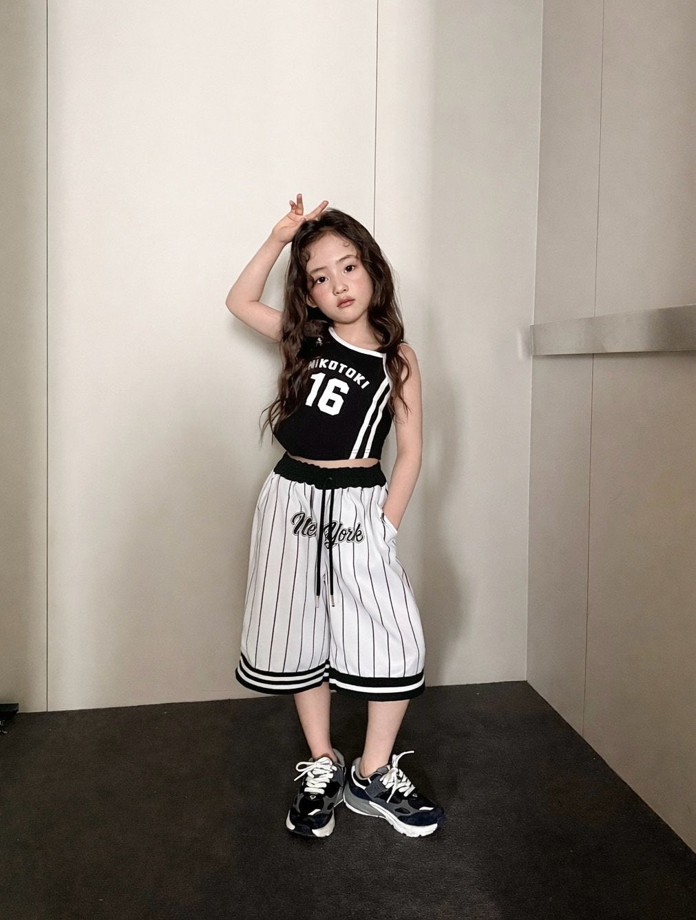 ［comma］Mesh bamuda pants