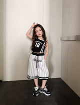 ［comma］Mesh bamuda pants
