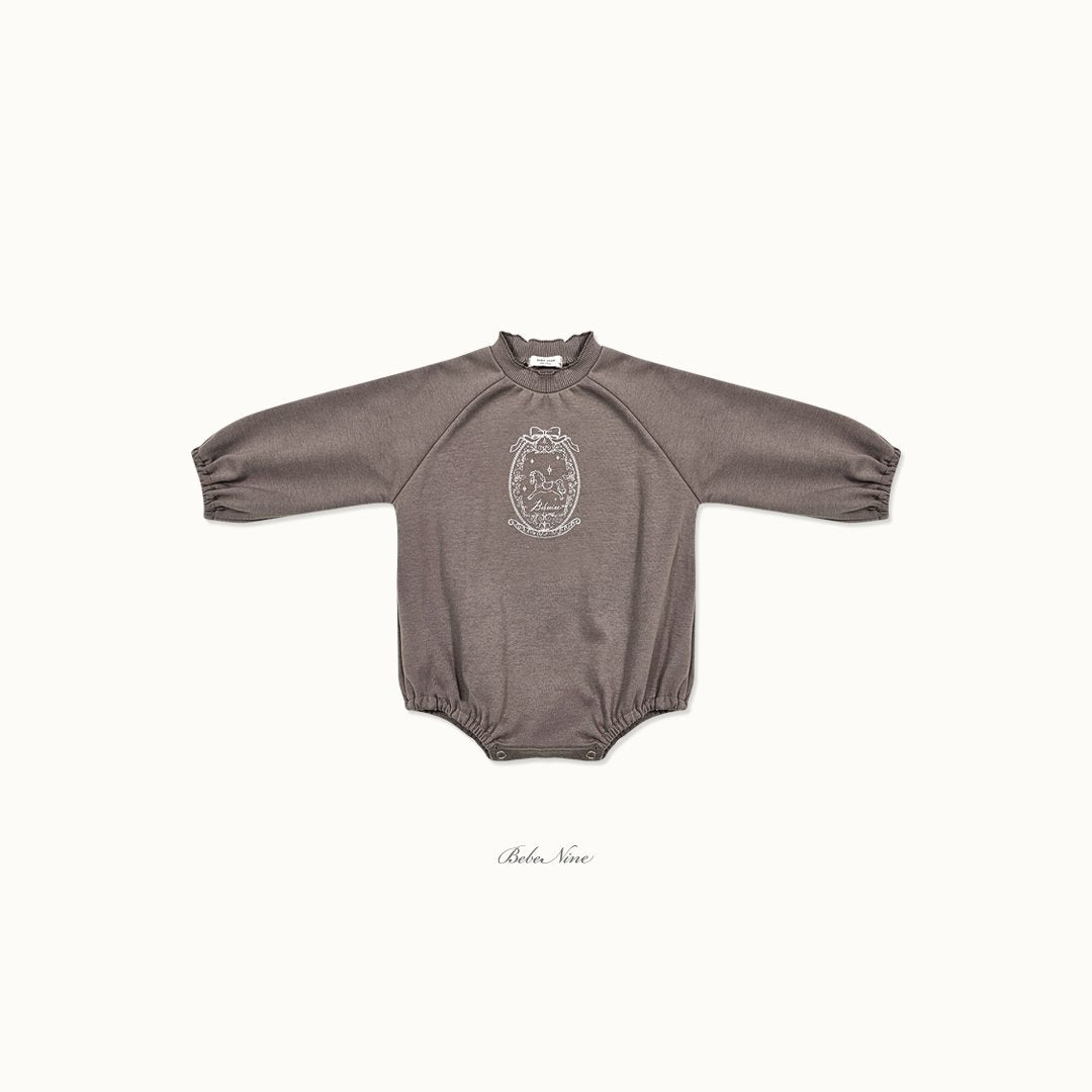 ［bebenine］Cain Pony Rompers