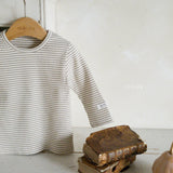 ［mkids］Stripe rib tee