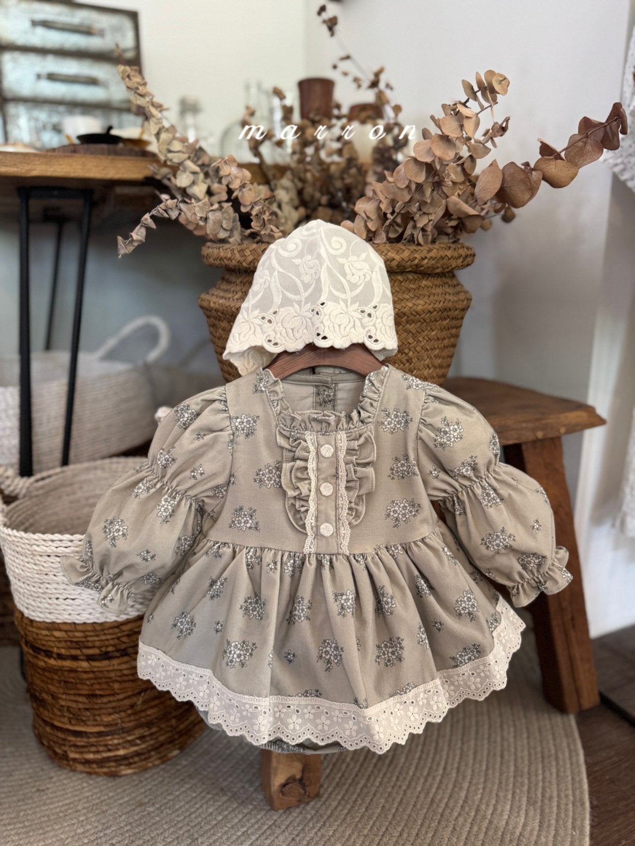 ［marron］Rose bonnet