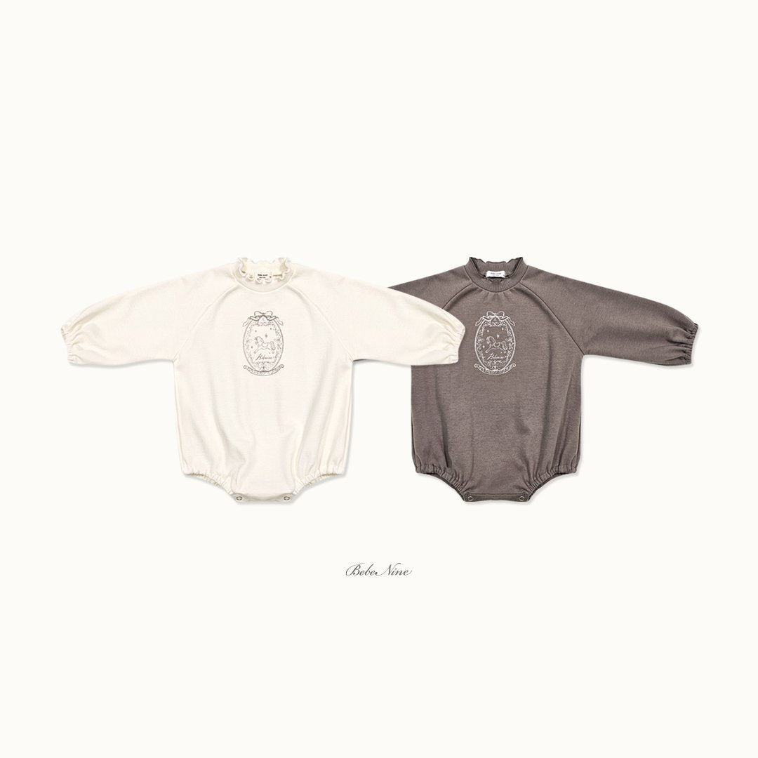 ［bebenine］Cain Pony Rompers
