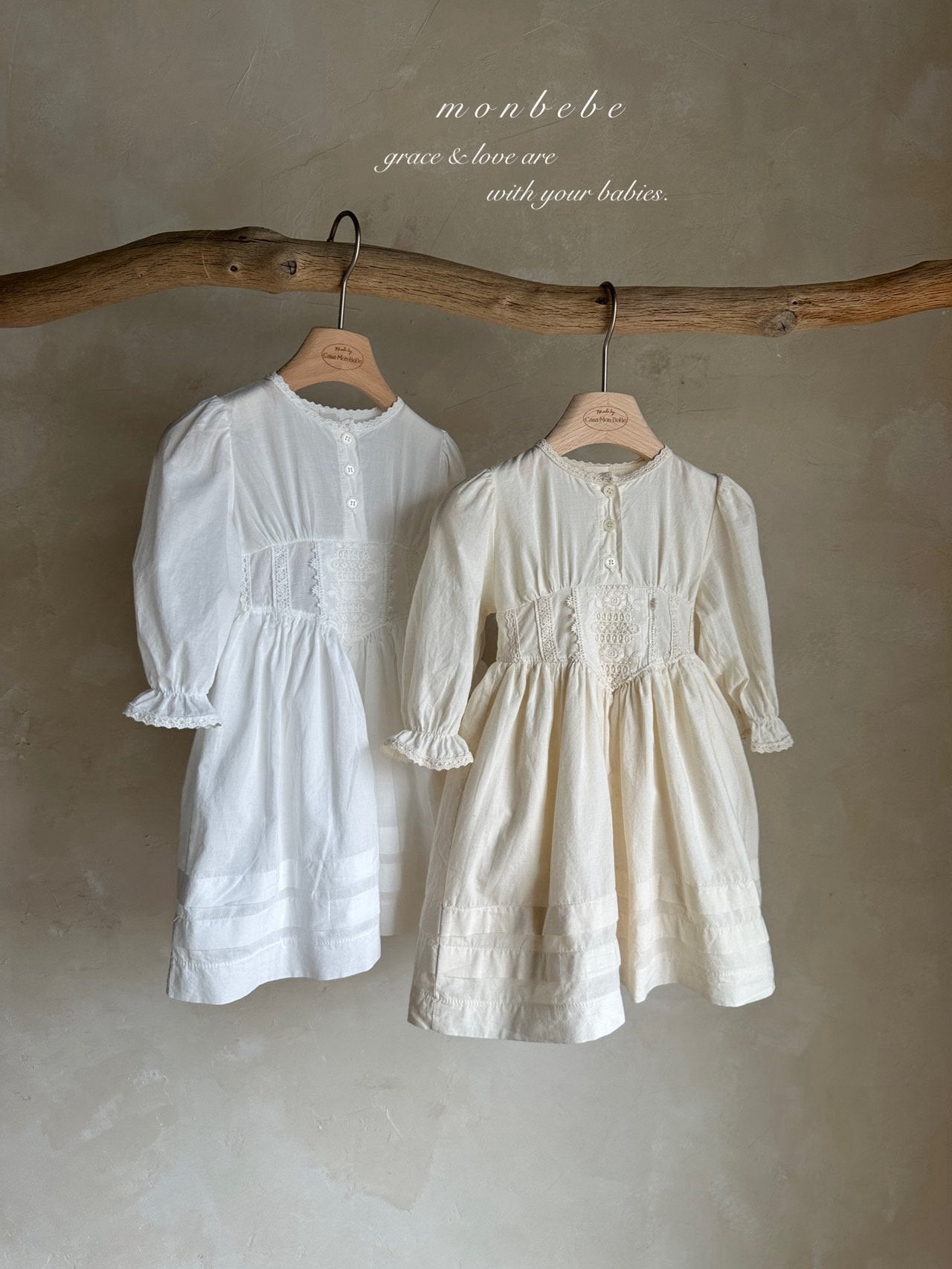 ［monbebe］Miel lace one-piece (kids)