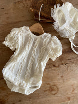 ［Anne shirley］Claudine rompers (bonnet set)