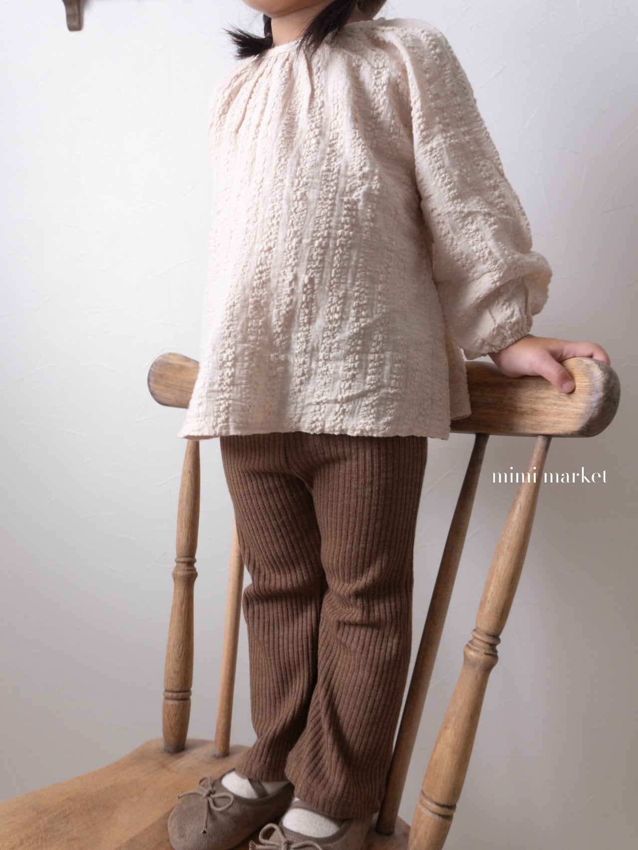 ［mimi market］Clay rib leggings