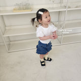［merry go round］Ribbon sleeve tee