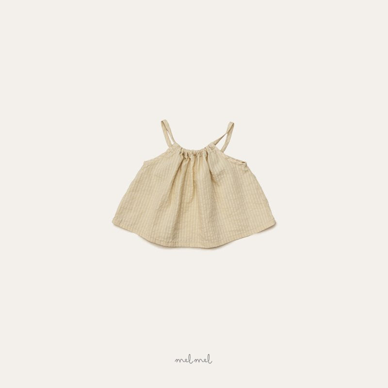 ［melmel］Cozy stripe camisole blouse