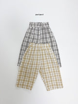 ［puipui］Brody check pants