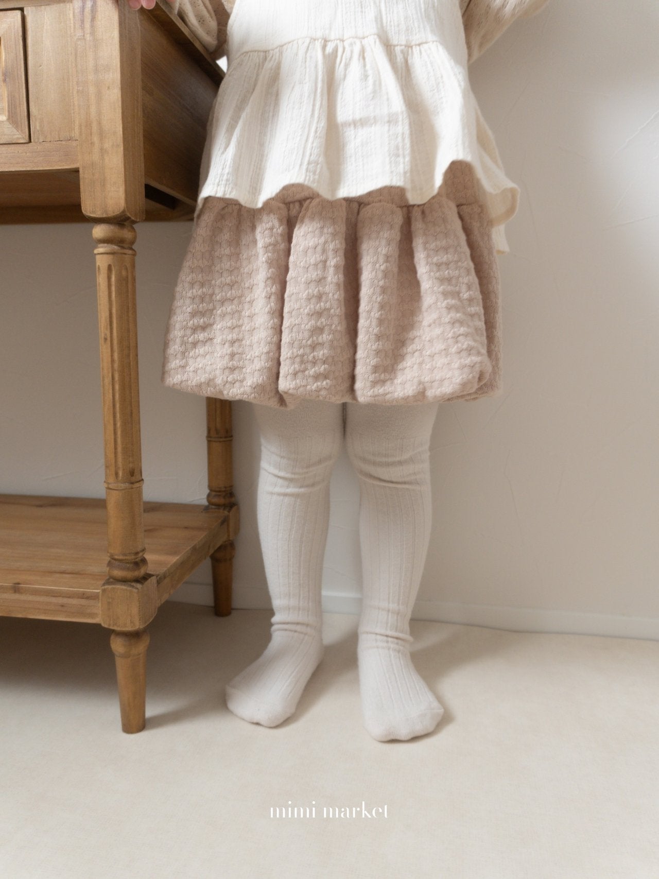 ［mimi market］Knit balloon skirt