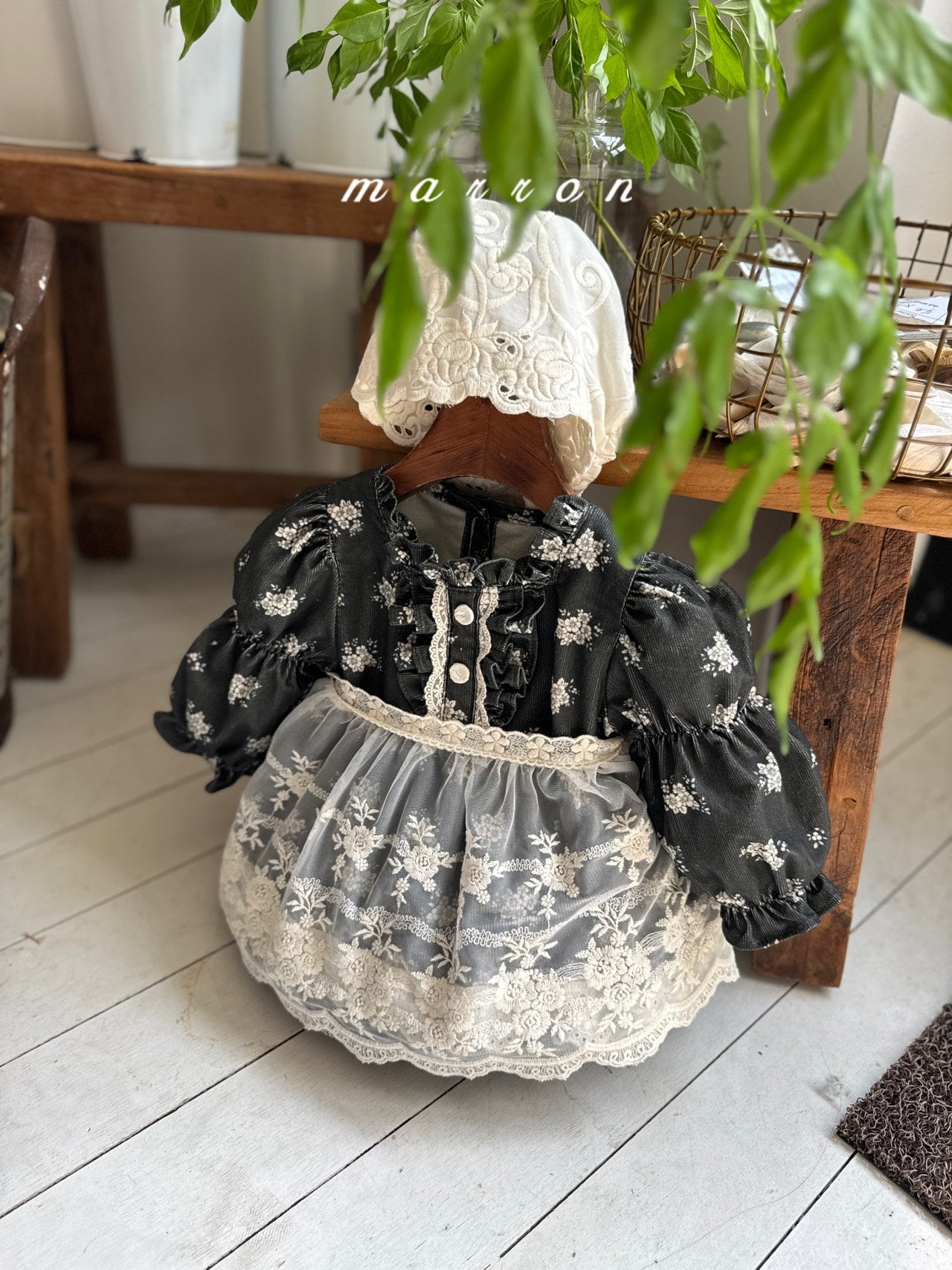 ［marron］Rose bonnet