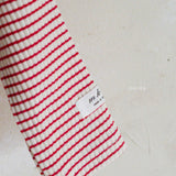 ［mkids］Stripe rib tee