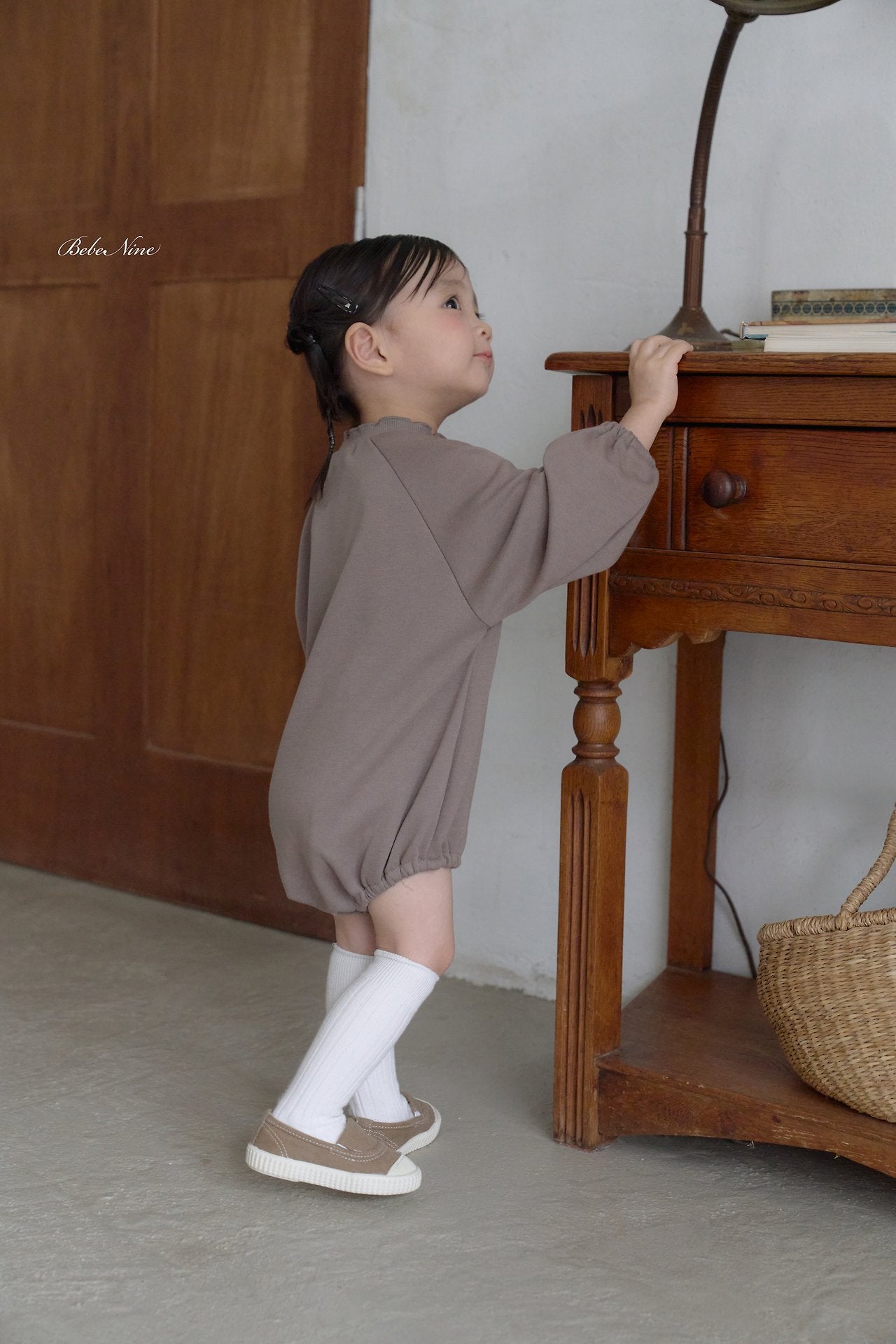［bebenine］Cain Pony Rompers
