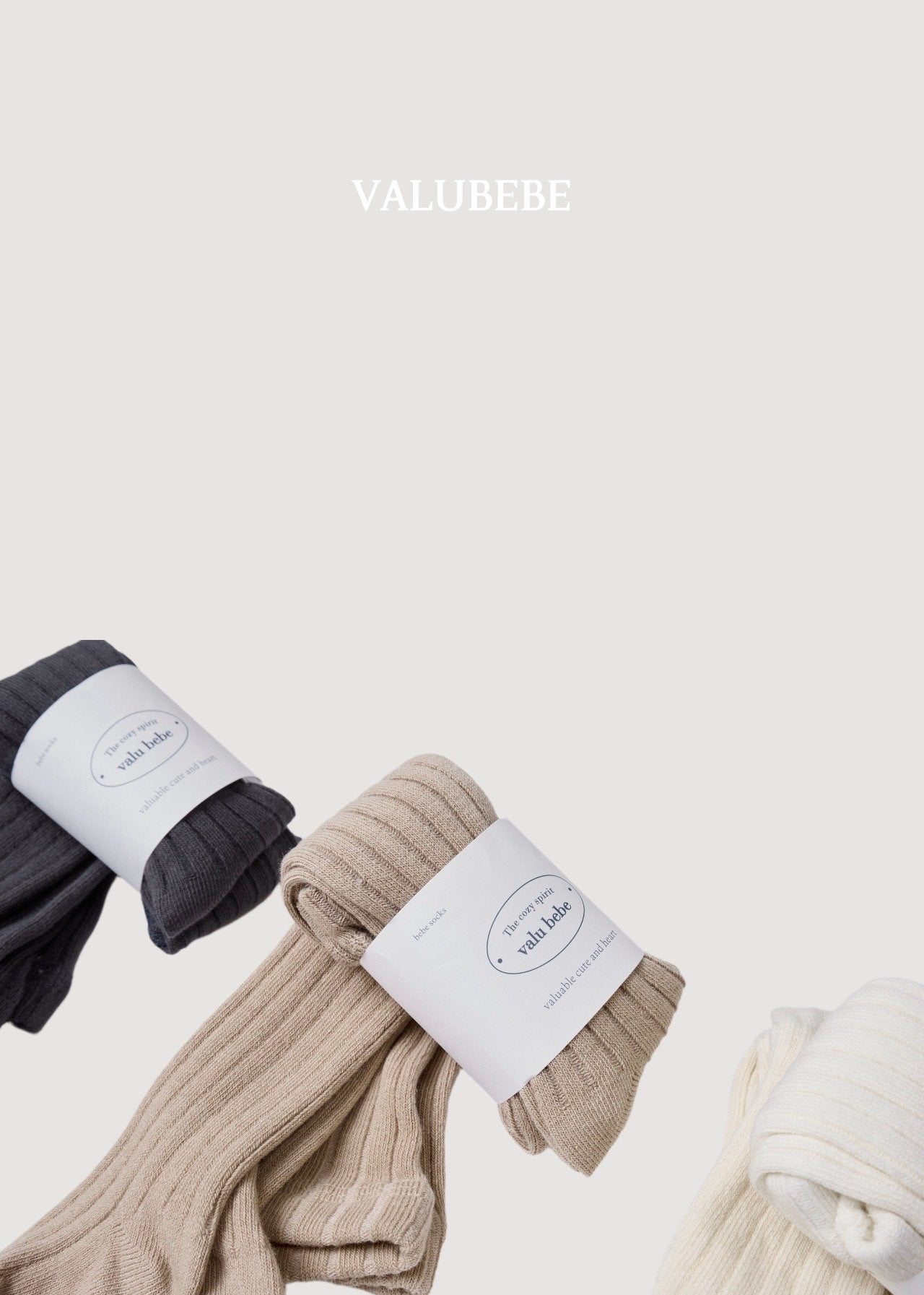 ［valubebe］Basic rib tights