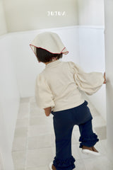 ［jujua］Knot frill pants