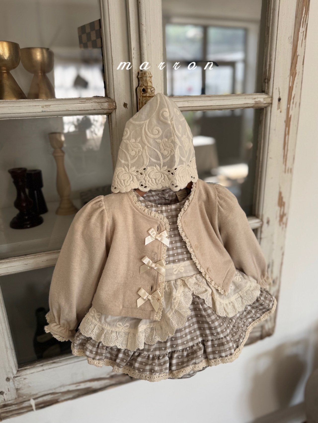 ［marron］Rose bonnet