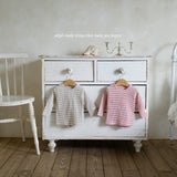 ［mkids］Stripe rib tee