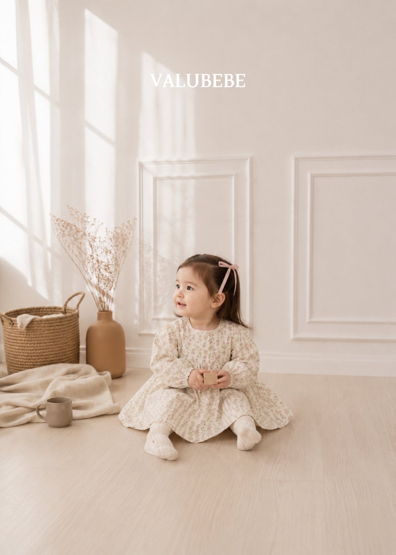 ［valubebe］Flower square one-piece