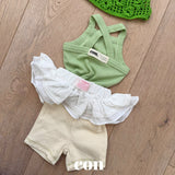 ［con］Soft flower knit beanie