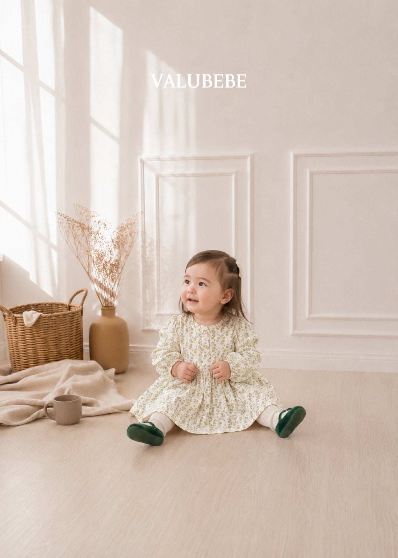 ［valubebe］Flower square one-piece