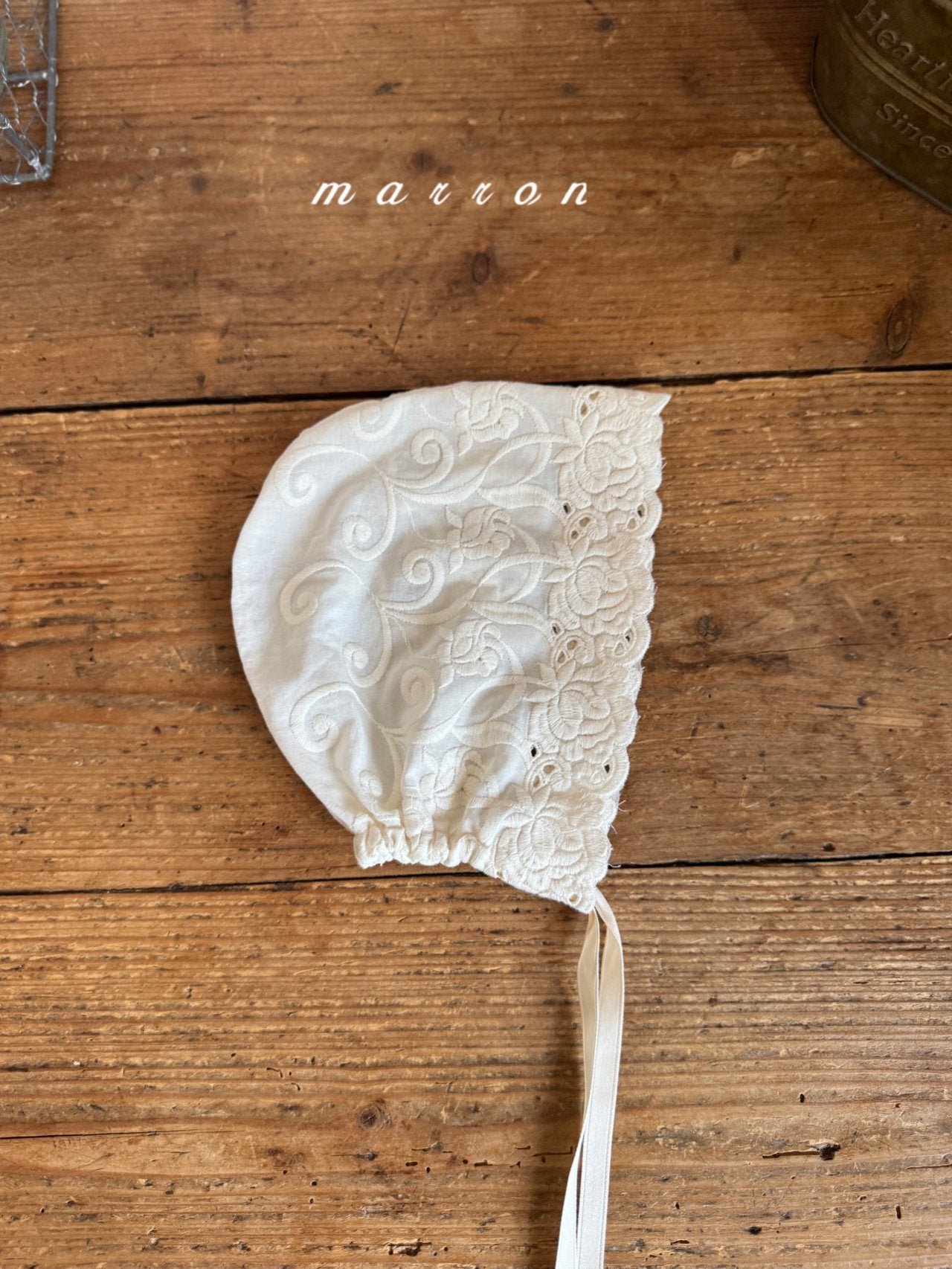 ［marron］Rose bonnet