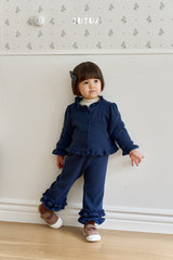 ［jujua］Knot frill pants