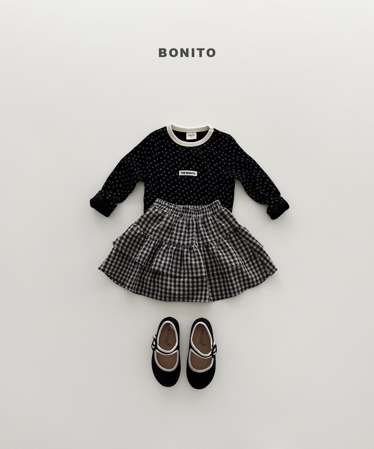 ［Bonito］Pattern rib tee