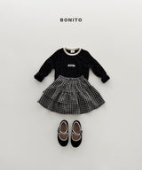 ［Bonito］Pattern rib tee