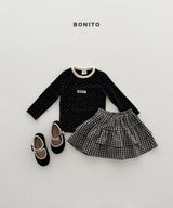 ［Bonito］Pattern rib tee
