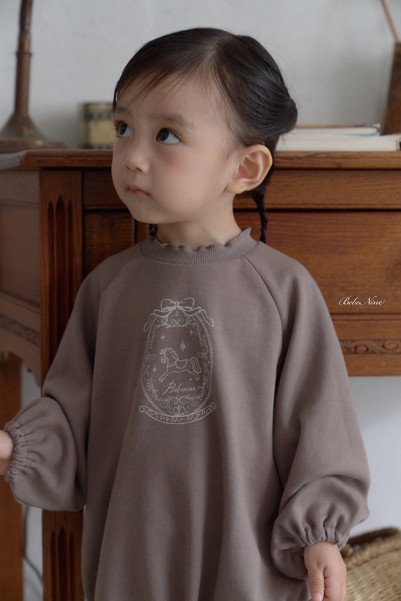 ［bebenine］Cain Pony Rompers