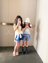 ［comma］Heart lace tee