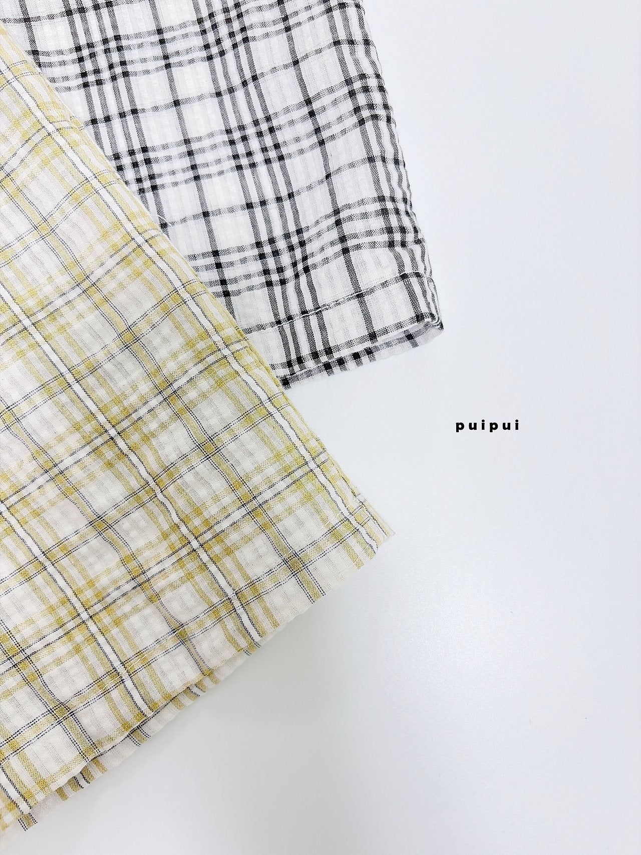 ［puipui］Brody check pants